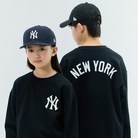 뉴에라 아동용 MLB 베이직 로고 맨투맨 뉴욕 양키스