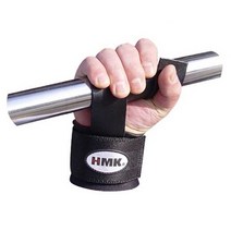 HMK 레드머슬 소가죽 파워 헬스스트랩 턱걸이 웨이트장갑(2개1SET)