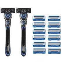 도루코 페이스7II FRESH 7중날 면도기2개 + 면도날 총12개 풀세트, 1세트, 1개