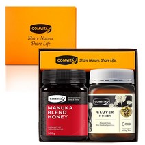 [본사직영] 콤비타 마누카꿀&클로버꿀 선물세트, 2개입, 500g