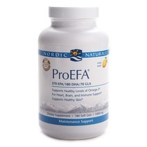 노르딕내츄럴스 프로Efa 1000mg 레몬 소프트젤, 180개입, 1개