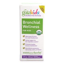 가이아허브스 키즈 브론키어 웰니스 어린이건강식품, 1개, GaiaKids Bronchial Wellness
