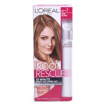 로레알파리 루트 레스큐 10 미닛 루트츠 컬러링 키트 염색약, Dark Blonde 7, 1개