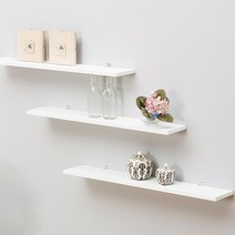 포메리트 일자 벽선반 800, 화이트