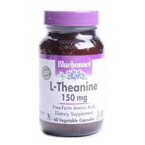 블루보넷 L-테아닌 150mg 베지터블 캡슐 무설탕 글루텐 프리, 60개입, 1개