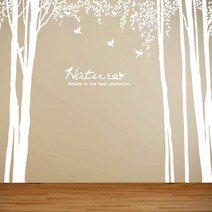 [뭉키데코] Dense forest, 화이트
