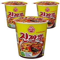 오뚜기 진짬뽕 작은컵, 3개