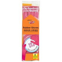 롯데이라이프 고무장갑, 중(M), 1개