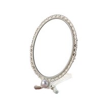 인투데코 접이스탠드 손거울, 아이보리, 1개