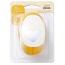 포코스 모양펀치 R-25, 하트, 1개