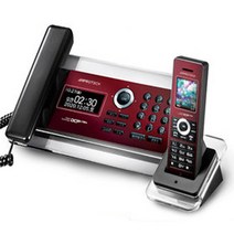 아프로텍 AT-D770A 아답터전용 발신자 표시 고급 유무선전화기 집 사무용, 단품 레드