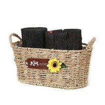 행복한세상 타원형바구니+숯1kg, 1세트