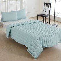 보드래 블라썸 여름 누빔이불 겸 스프레드, 민트