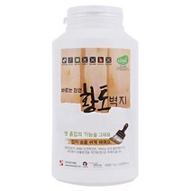 이오세라믹황토 바르는 천연 황토 벽지 1kg, 아이보리
