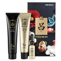 려 화윤생 새치커버크림 볼륨염색, 3.0 흑갈색