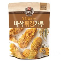 백설 우리쌀로 만든 바삭 튀김가루, 1kg, 1개