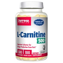 재로우 L-카르니틴 500mg 글루텐 프리 베지 리퀴드 캡슐, 100개입, 1개