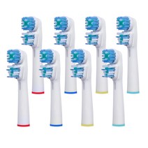 토비메모리 듀얼클린 전동칫솔 리필 호환모, 8개입