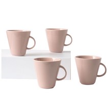 보울보울 어반데일리 머그컵, 쉬폰핑크, 4개입
