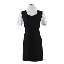 해오름유니폼 기본원피스 앞치마, 검정, 1개