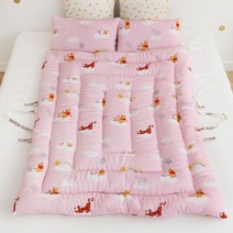 디즈니 인견 통통패드 24온스 낮잠패드, 푸 핑크