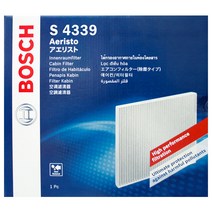 보쉬 차량용 프리미엄 에어컨 히터 필터, S4339, 1개