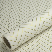 제일포장 헤링본 종이롤포장지, 금색, 1개