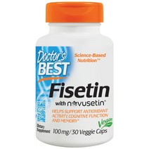 닥터스베스트 피세틴 100mg 베지 캡, 30정, 1개