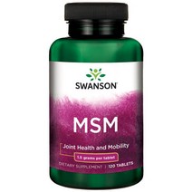 스완슨 MSM 타블렛, 120개입, 1개