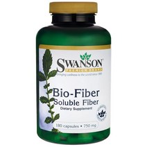Swanson 바이오 파이버 솔루블 파이버 750mg 캡슐, 180개입, 1개, 180정