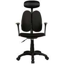 체어클럽 G플러스백 B형 패브릭원단 학생의자/사무용의자, 블랙