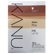 카누 라떼, 13.5g, 30개, 30개
