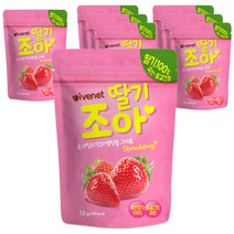 아이배냇 딸기 조아 과일칩, 12g, 8개입