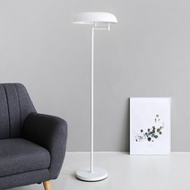 마켓비 GRIMSO 장스탠드 E14 x2 침실 스탠드 조명 거실 / 이케아 무드등 LED 롱 전구 플로어 램프 식물등 거실등 인테리어 수면등, 화이트