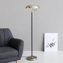 마켓비 GRIMSO 장스탠드 E14 x 2 KS1928F, 실버