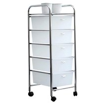 베스트리빙 이동식 다용도 트롤리 5단, 화이트