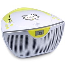 코비 냥냥이 블루투스 CD포터블 플레이어, BTCD7, 화이트