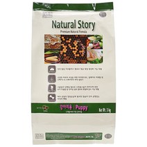 내츄럴 스토리 애견 사료 퍼피, 3kg, 1개