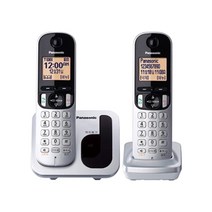 파나소닉 무 + 무선 전화기 실버 KX-TGC210