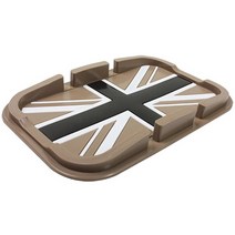 다용도 논슬립패드 유니언잭 중, 브라운, 1개