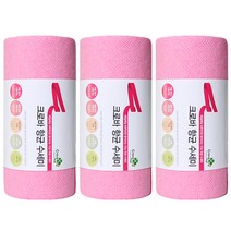 크로바몰 항균 하루수세미 60매, 핑크, 3개