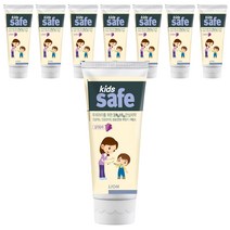 키즈세이프 유아 치약 포도향, 90g, 8개