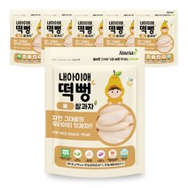 내아이애 유기농 정성빚은 떡뻥 쌀과자, 배, 6개입