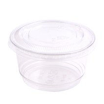 P-7 210ml 투명 다용도 디저트컵 평면무타공 100개, 1개, 100세트