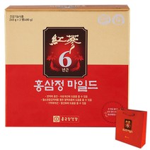 종근당건강 6년근 홍삼정 마일드   쇼핑백, 240g, 2병