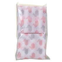 샤바스 토끼 나염 샤워타월, 혼합 색상, 2개