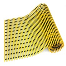 월광매트 튜브형 미끄럼방지매트 120 x 100 cm, 노랑, 1개