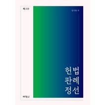 [박영사]헌법판례정선 (제2판), 박영사, 임지봉