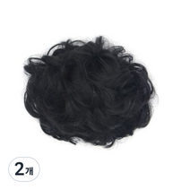 끌레오라미 당고머리 헤어 자동핀 대형, 검정, 2개