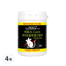페스트7 마우스 캐치 쥐타운 블록젬 고형제 100g, 1개입, 4개